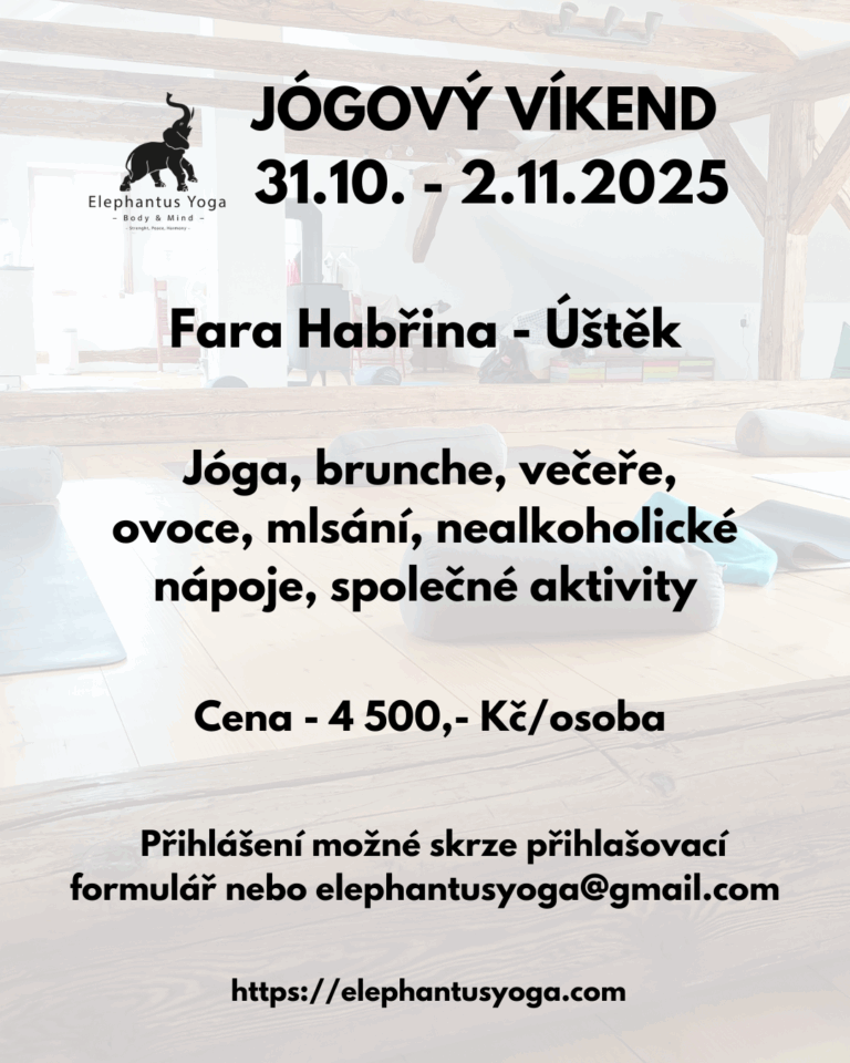 Jógový víkend 31.10. - 2.11.2025